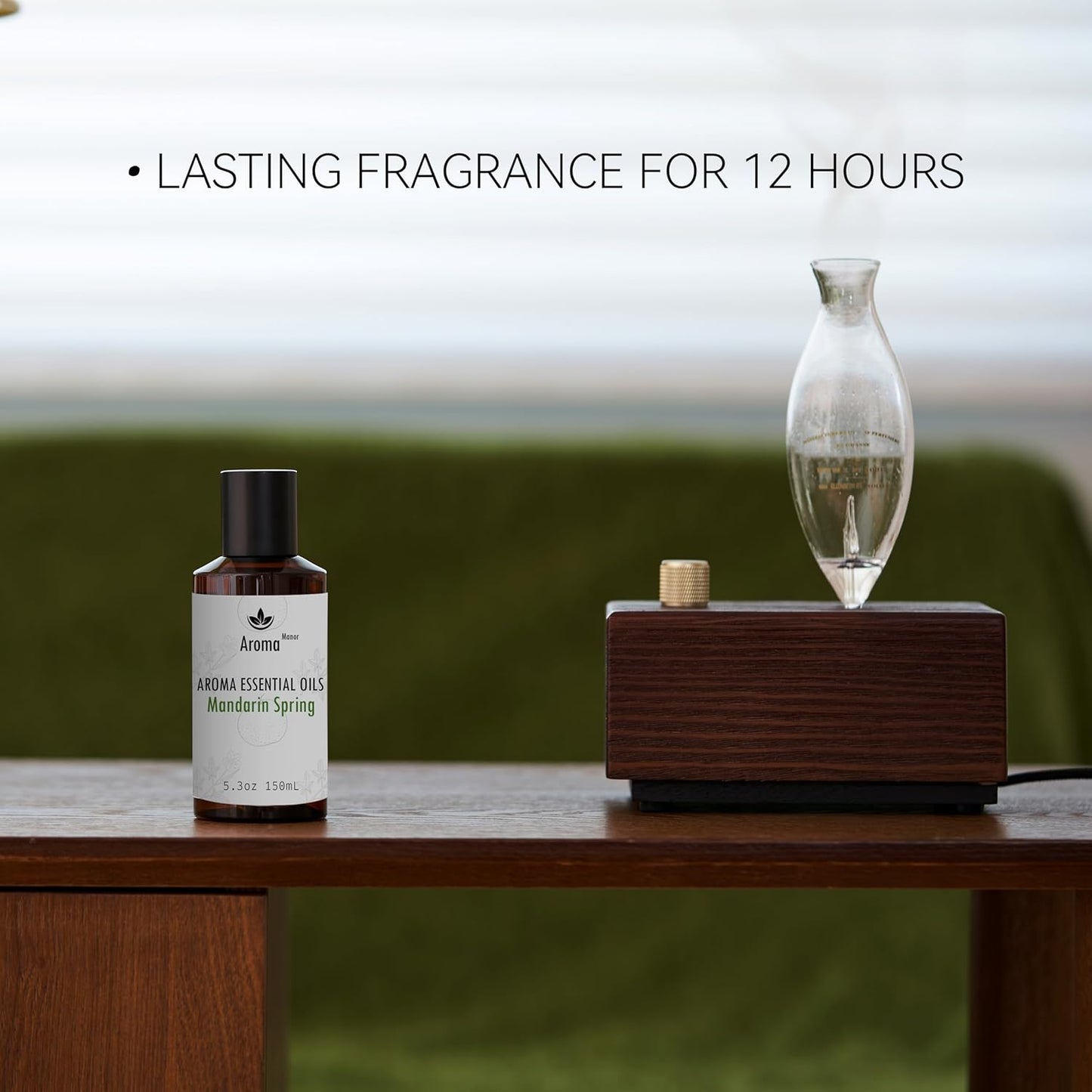 Hotel Diffuser Oil - Mandarin Spring Essential Oils for Scent Diffuser - Tangerine, Lime, Gardenia, Green Grass -Home Luxury Scents Aroma Fragrance for Home, Office