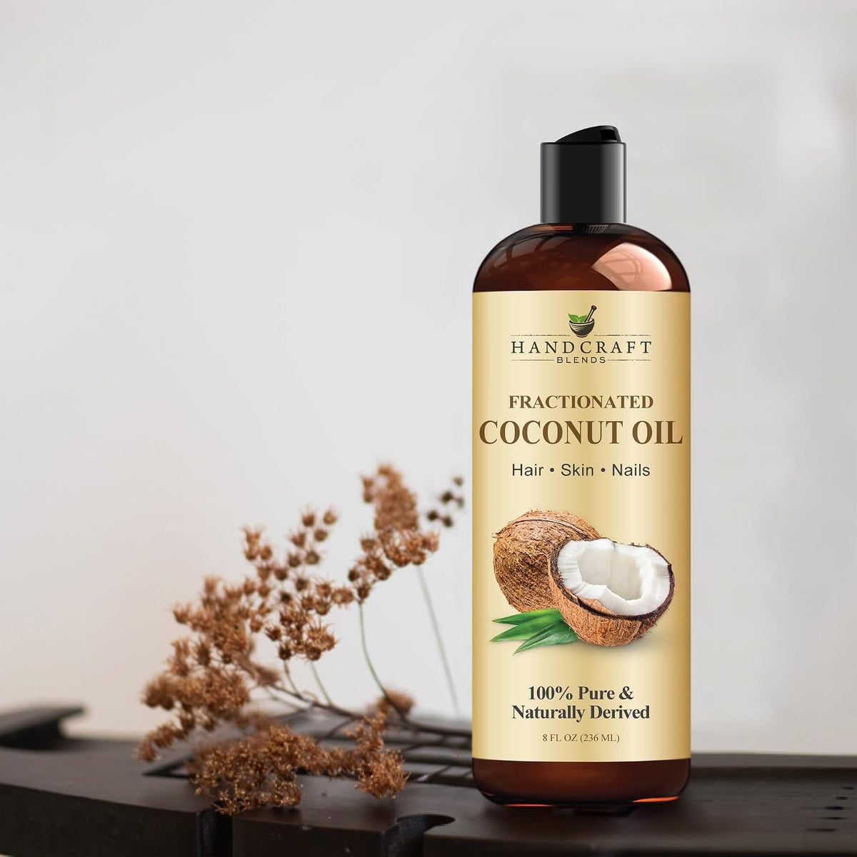 Handcraft Blends Fractionated Coconut Oil - 8 Fl Oz