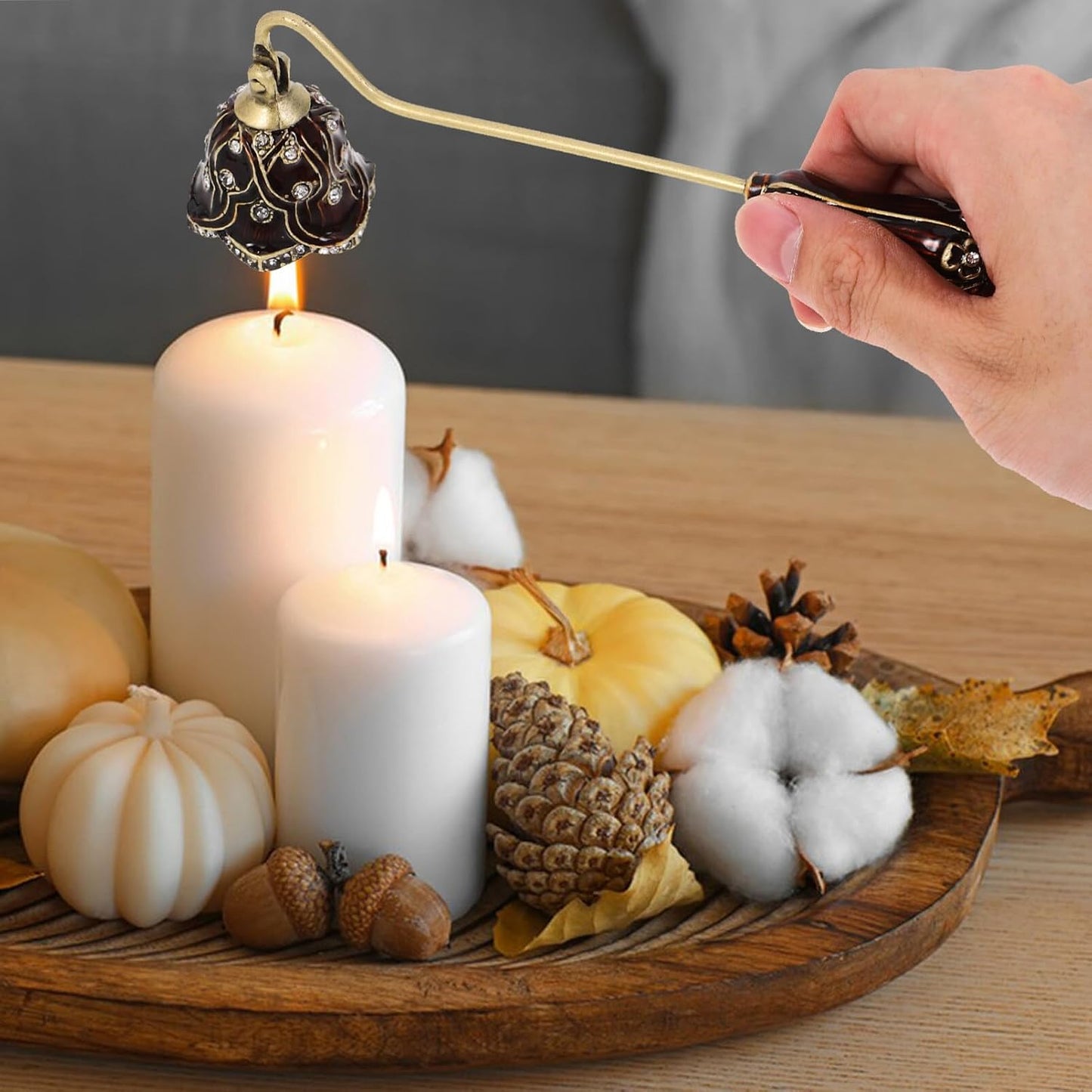 Candle Trimmer Snuffer Set Candle Snuffer Home Decor Present for Big Small Candles