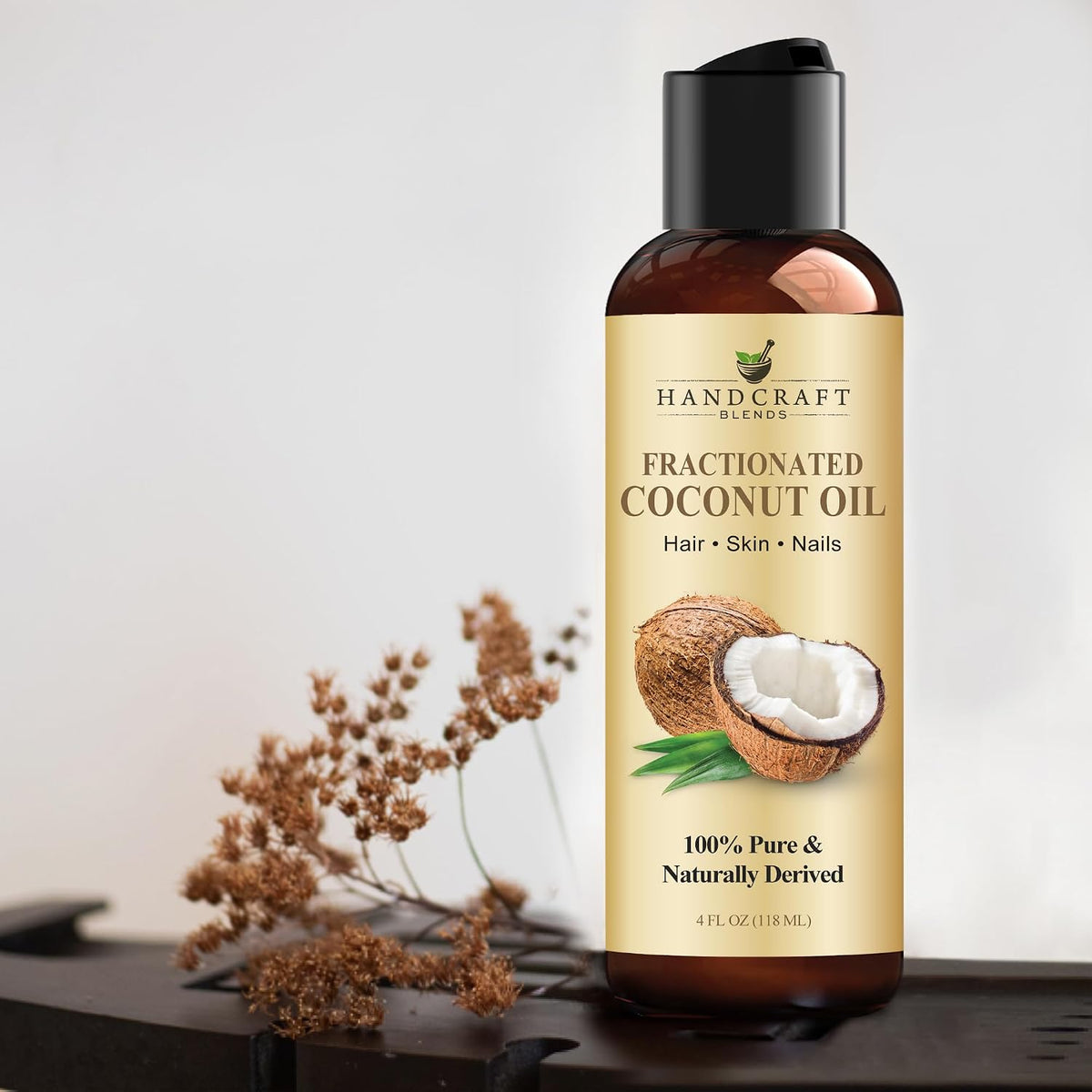 Handcraft Blends Fractionated Coconut Oil - 4 Fl Oz