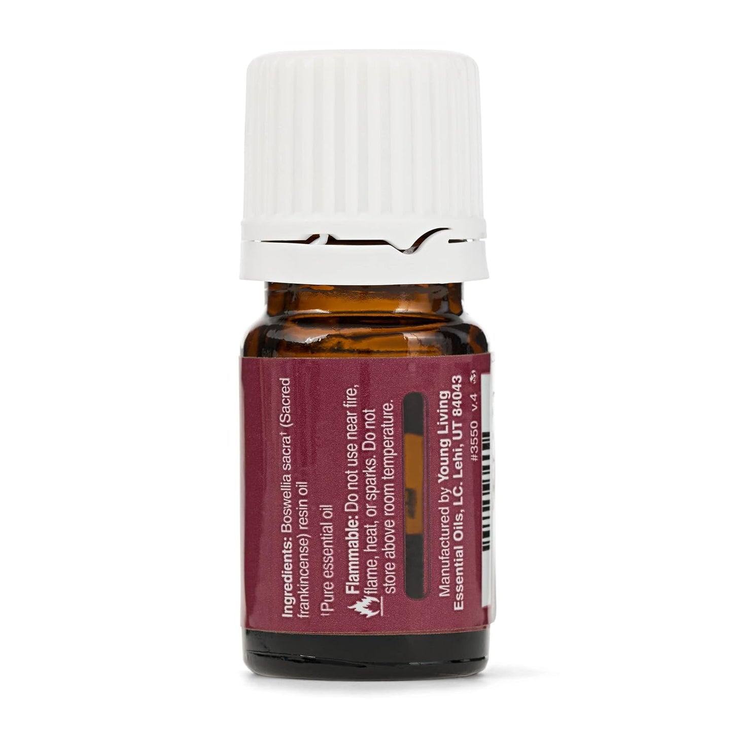 Young Living Sacred Frankincense Essential Oil 5ml | Pure Boswellia Sacra Resin Oil | Aromatherapy for Meditation & Diffuser Use | Calming Woodsy Aroma