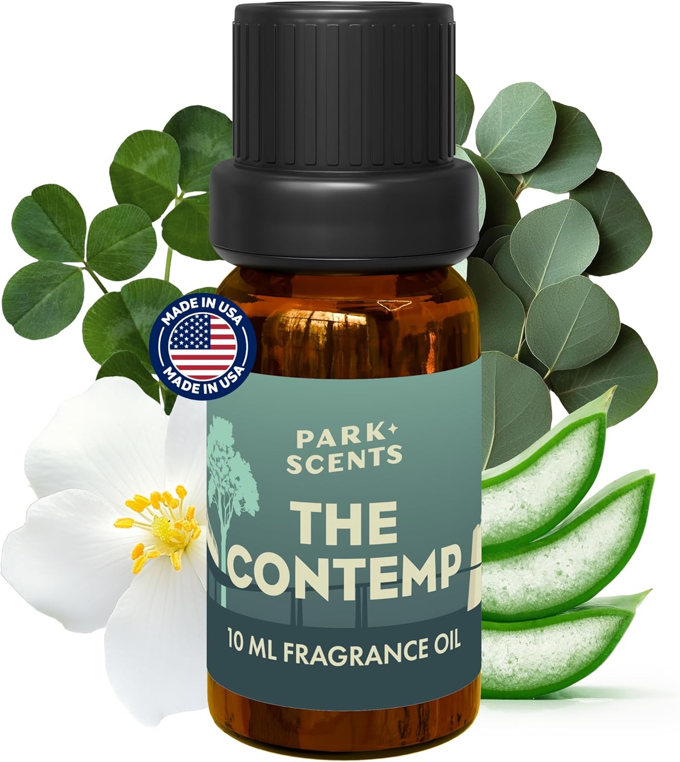 Park Scents The Contemp – Theme Park Resort Hotel Fragrance Oil – Clover, Aloe and Jasmine – Luxury Scented Essential Oils for Diffusers, Home, Aromatherapy, Gifts for Women, Sister, Hostess (10ml)