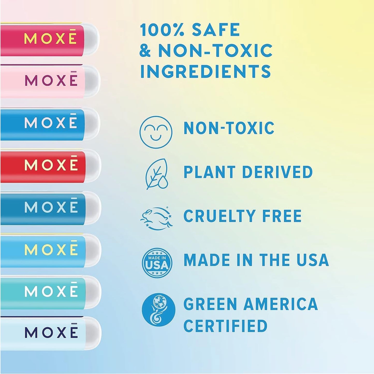 MOXĒ Nasal Inhaler Bundle, 8 Essential Oil Blends, Aromatherapy Sticks, Warming & Cooling Fragrances, Undiluted Oil, Natural Ingredients