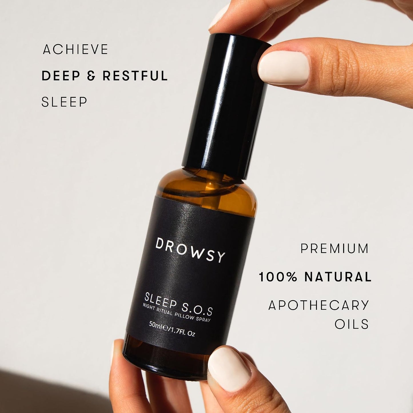 DEEP Sleep Gift Bundle - Gift Sleep This Season. Luxury Silk Sleep mask - Drowsy Midnight Blue Sleep mask and Drowsy Deep Sleep SOS Pillow Spray