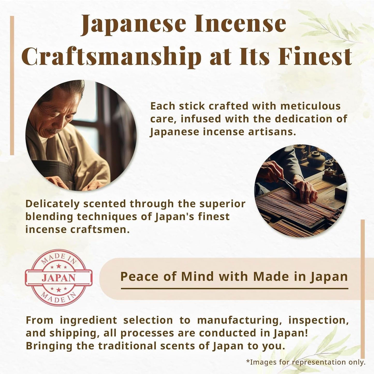 Hasegawa Rabbit Series Japanese Incense Cone Set: 10 Cones with Incense Holder, 15-17 Min Burn Time コーンセット (Honoka: A Subtle Floral Fragrance)