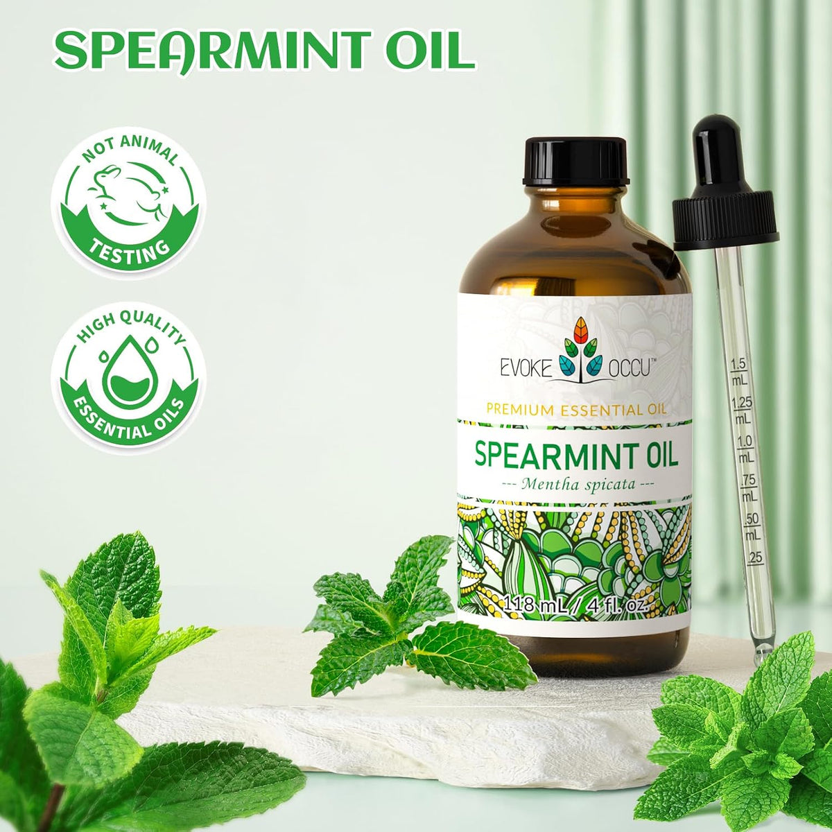 EVOKE OCCU Spearmint Oil for Face, Hair & Scalp Care