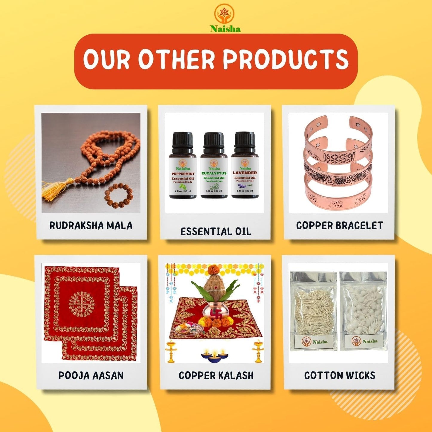 Naisha Incense Sticks Gift Set of 4 (50 Gm Each) Fine Quality Sticks for Positivity Yoga & Meditation, Long Lasting Fragrance, Mystic Lavender, Chandan Wood, Lajawab, Yogi (Good Vibes)