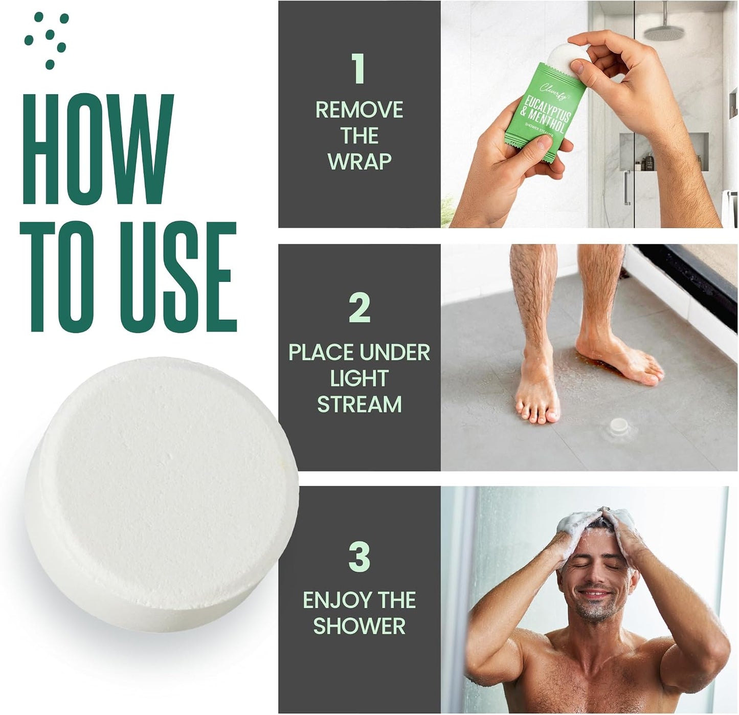 Cleverfy Shower Steamers Aromatherapy for Women and Men – 6 x 18 Pack