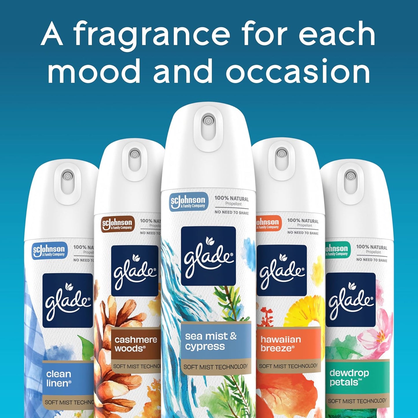 Glade Soft Mist Air Freshener Room Spray, Citrus Sunrise, 7.3oz., 1 count