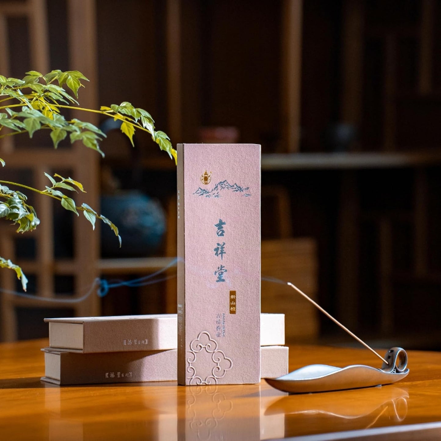 Incense Sticks, 110 Fuxi New Mountain Sandalwood Sticks - 100% Natural Chinese Aromatherapy, Charcoal Free & Coreless, for Daily Wellness, Yoga, and Home Fragrance