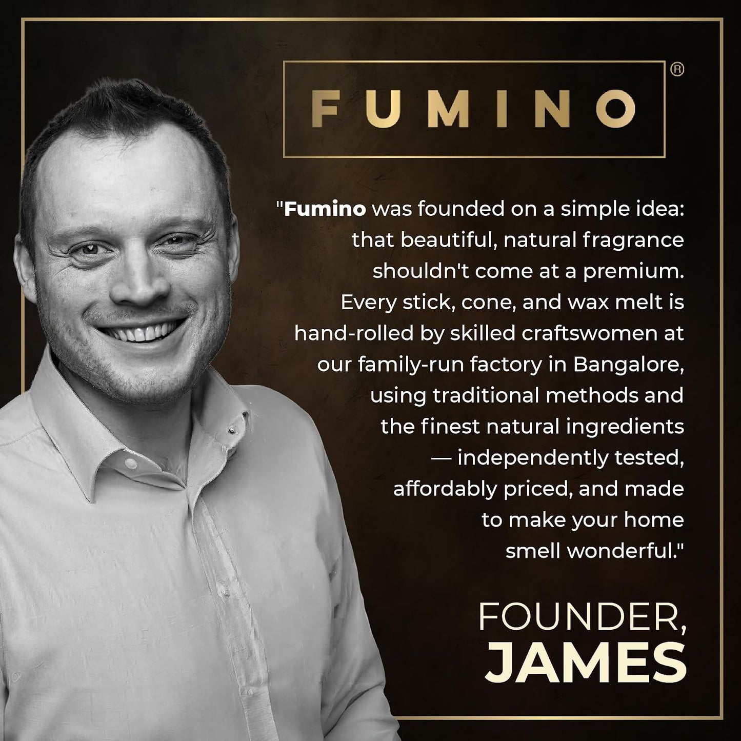 Fumino Incense Cones Tropical Tastes 90 Pack 6 Fragrances - Handmade Natural Masala Incense Cones for Meditation & Home Fragrance, Low-Smoke Fruity Tropical Scents, Bureau Veritas Certified