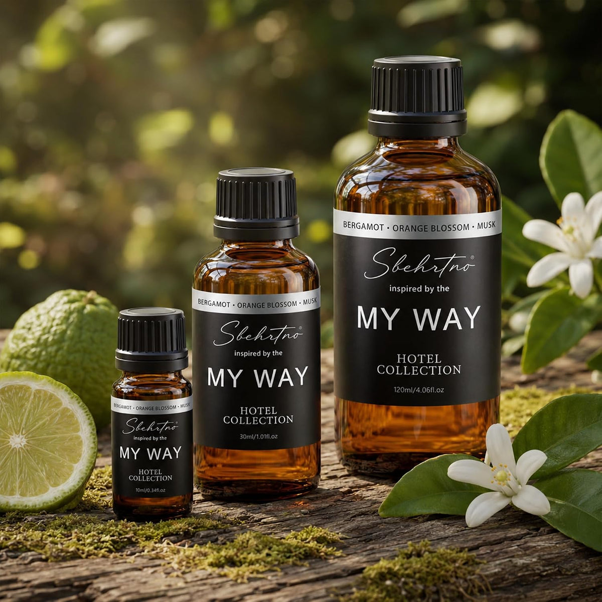 My Way Diffuser Oil – Luxury Hotel Collection, Inspired by The 1 Hotel Miami Scent – Sandalwood, Cedar & Iris (0.34 Fl Oz (Pack of 1))