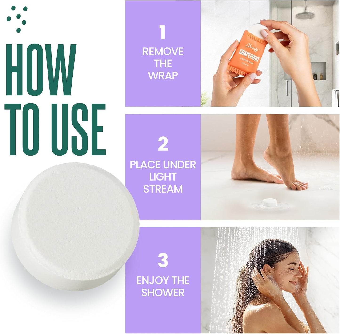 Cleverfy Shower Steamers Aromatherapy for Women and Men – 6 x 18 Pack