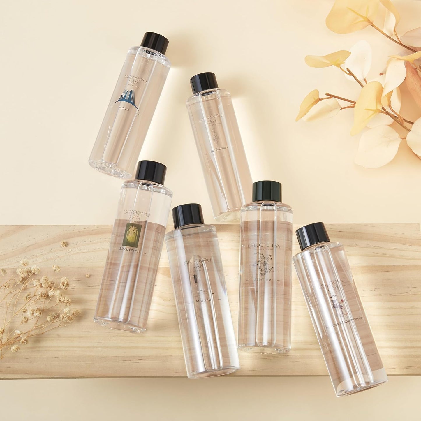Sandalwood Essential Oil Scented Diffuser Oil 200ml/6.76 fl oz for Home, Scented Oils Diffuser Refill, Diffuser Sticks, Bathroom Diffuser, Best for Aromatherapy, SPA and Home, 0% Alcohol