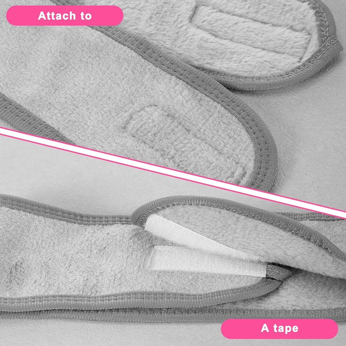 3Pcs Facial Spa Headband, Adjustable Face Wash Headscarf for Women, Soft Hair Wrap Headband for Washing Face, Makeup, and Shower