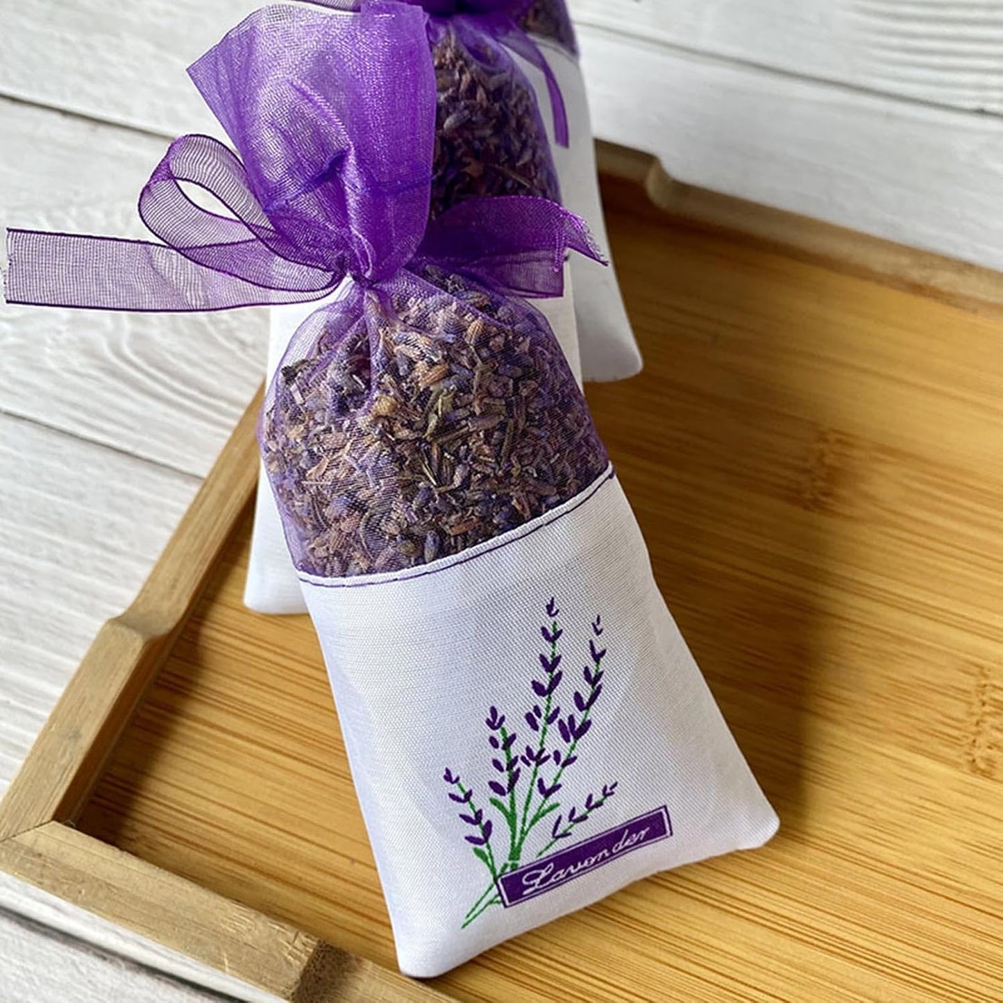 NUEAYMS 20PCS Empty Lavender Sachets Bags for Drawers and Wardrobes Closet Freshener Scents Lavender Bag Closet Freshener Scents Drawers Fragrances