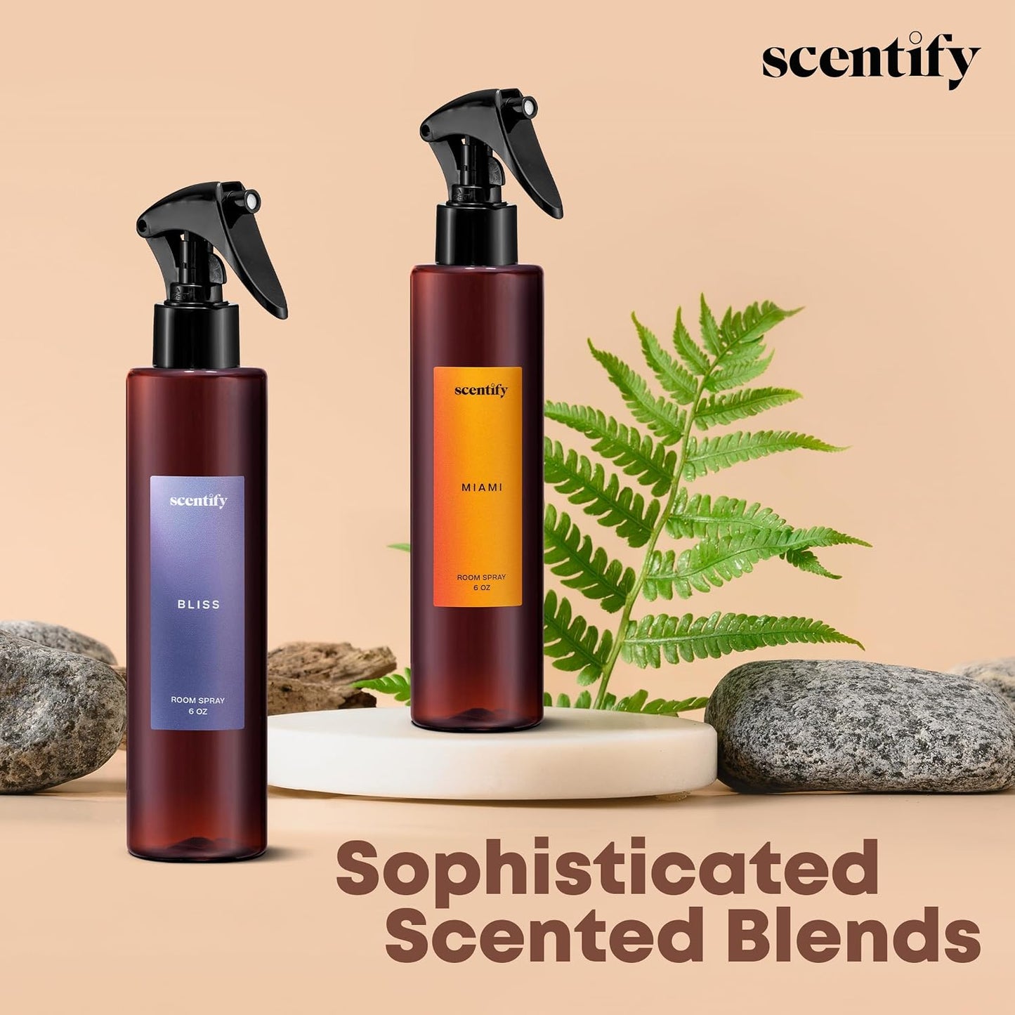 Scentify Bliss Odor Neutralizing Room Spray – Luxury Eucalyptus & Bergamot Fragrance, Instant Odor Eliminator for Home, Office & Car – 6oz