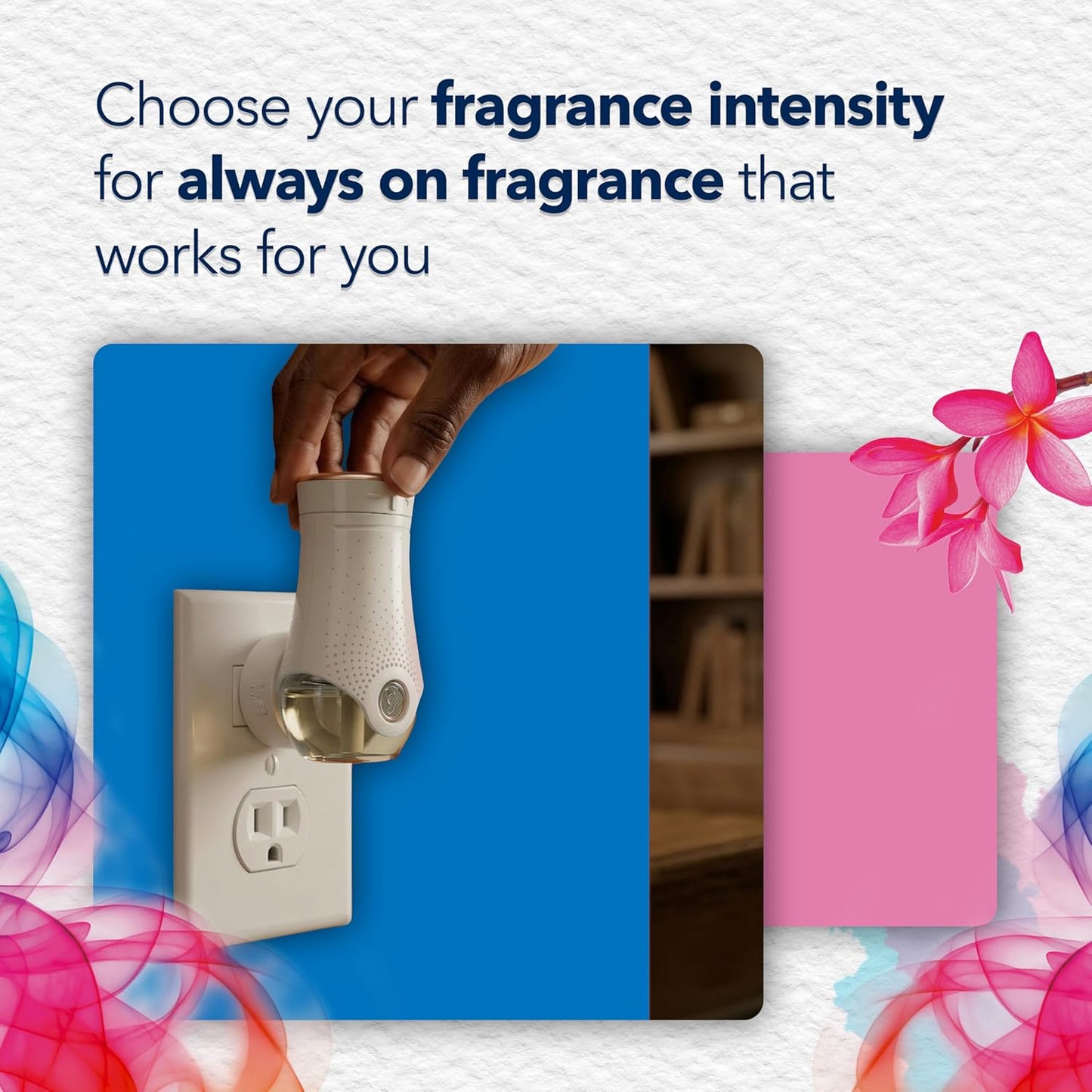 Glade PlugIns Air Freshener Warmer, Scented and Essential Oils for Home and Bathroom, Up to 70 Days on Low Setting, 2 Count