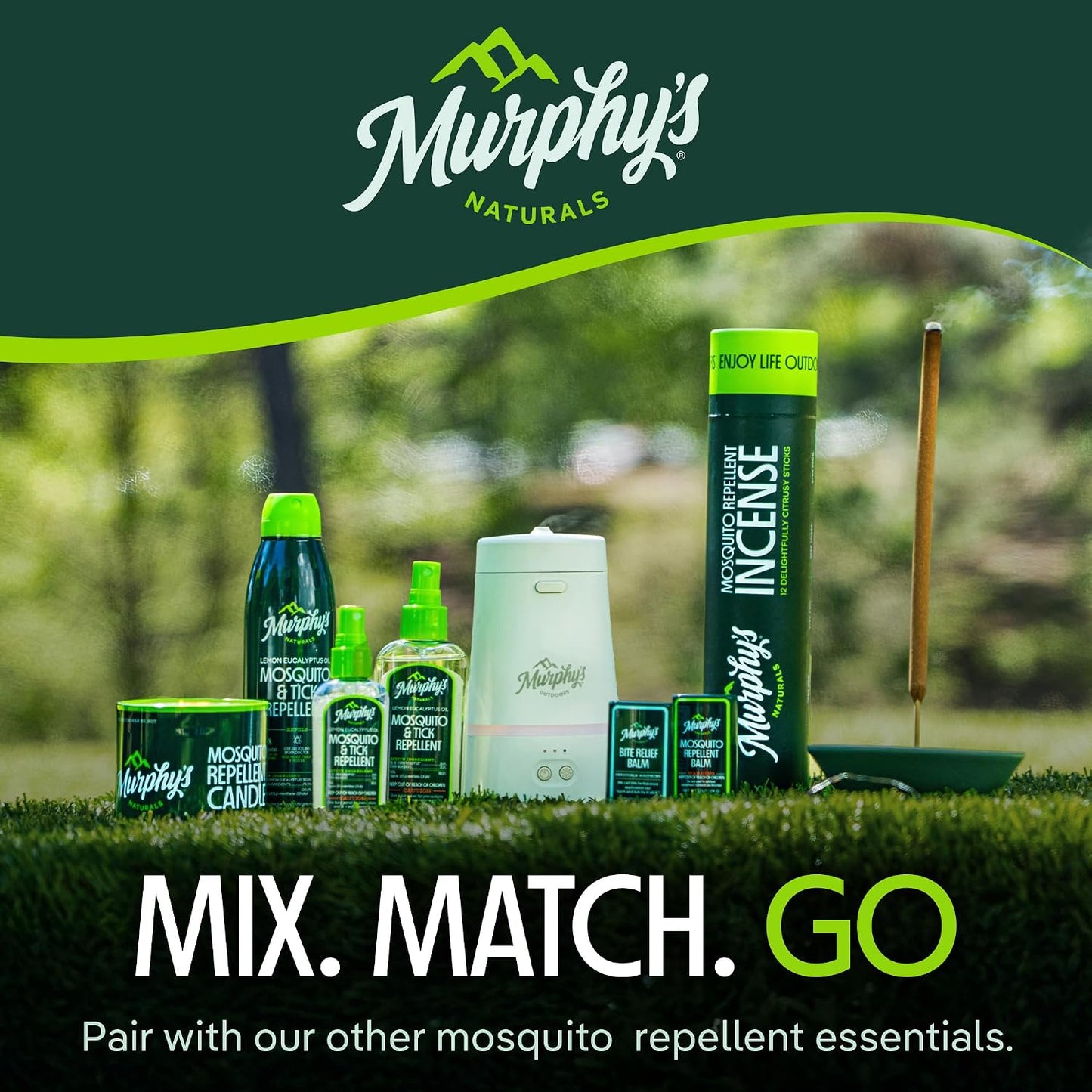 Murphy’s Naturals Mosquito Repellent Incense Sticks, Insect Repellent with Citronella for Outdoors, 2.5+ Hours of Burn Time per Stick, 0.33 oz, 24 Count