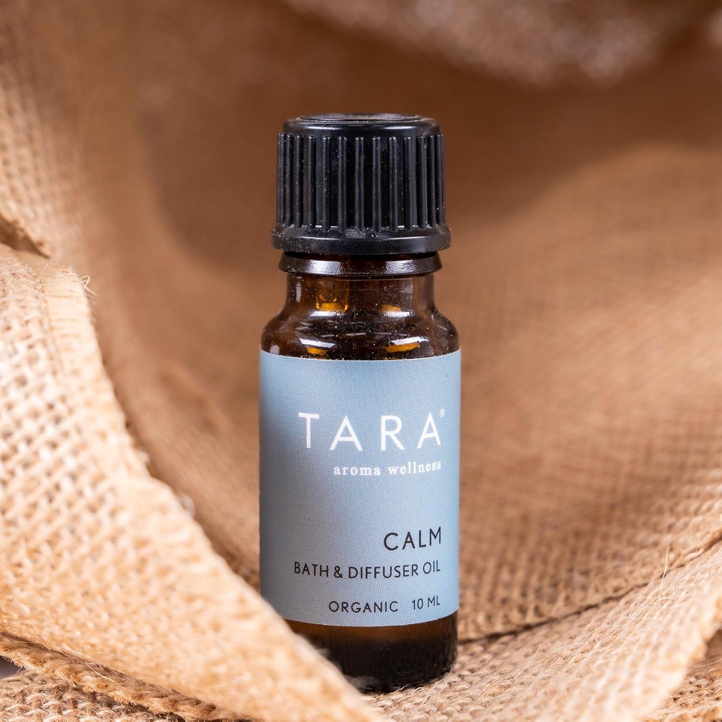 TARA Spa Therapy Calm Bath & Diffuser Oil – 100% Organic, Unadulterated Essential Oils, Aromatherapy Blend for Stress Relief & Relaxation, Lavender, Mandarin & Chamomile, 10ml