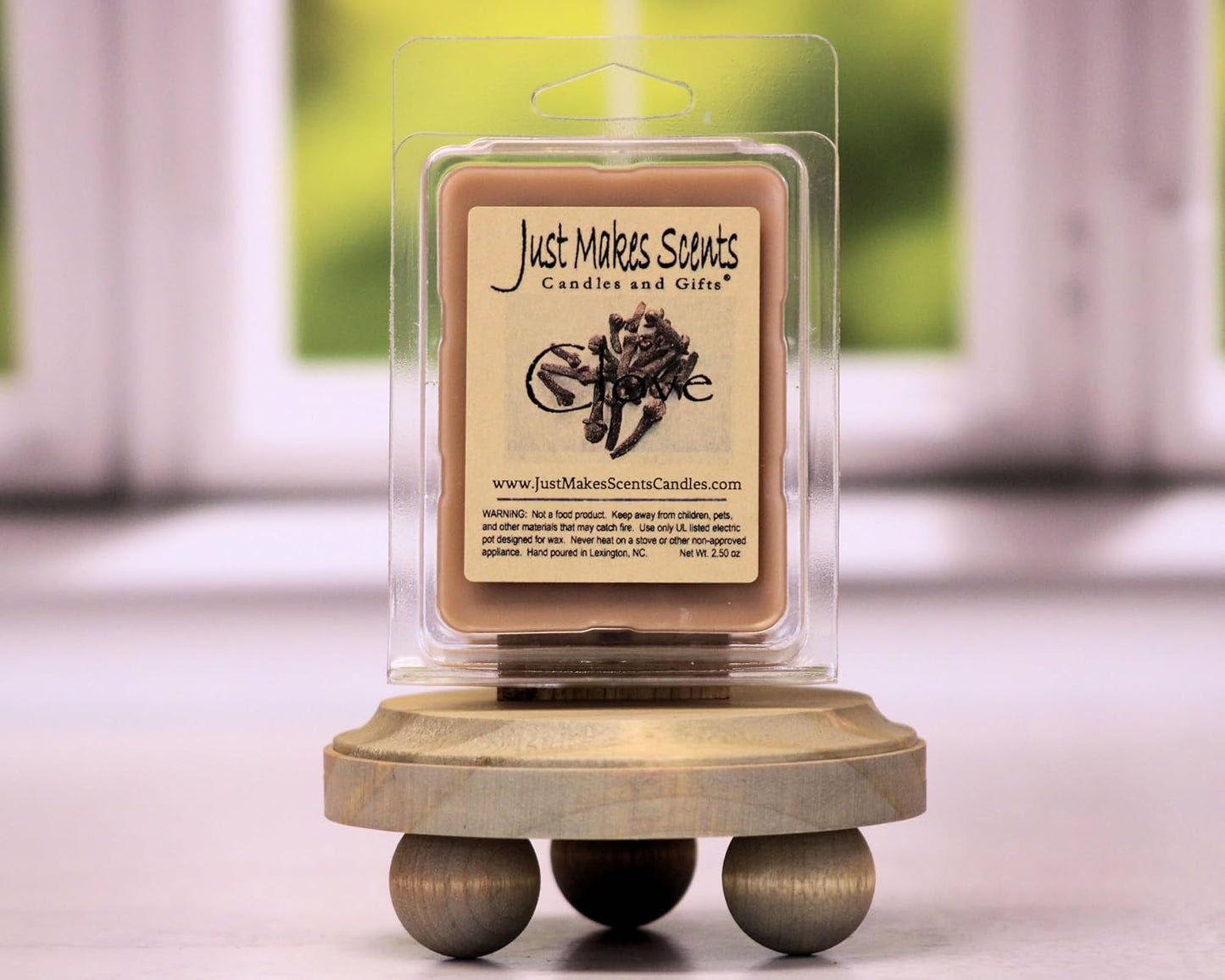 2 Pack - Clove Scented Wax Melts by Just Makes Scents