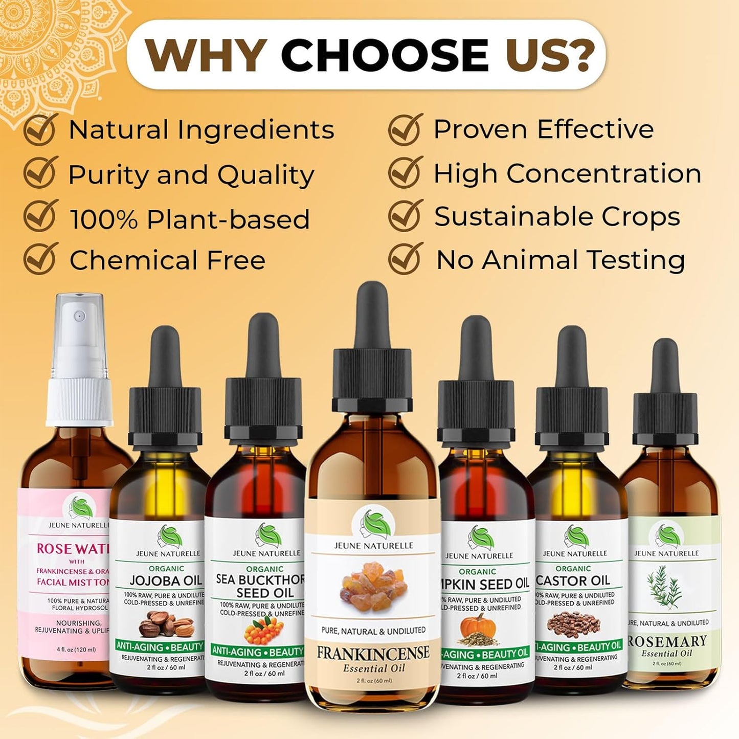 Frankincense Essential Oil - 100% Pure, Natural, Therapeutic Grade Frankincense Oil for Skin, for Body, for Hair (4 Oz)