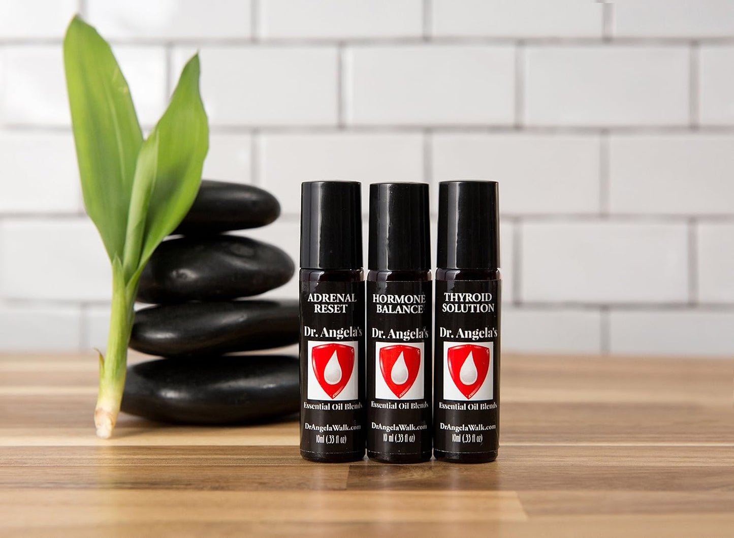 Dr. A's Hormone Balance Essential Oil Blend | 100% Therapeutic Grade | Hot Flashes, Night Sweats, Menopause Relief Roll-On Bottle 10 ml (.33 fl oz)