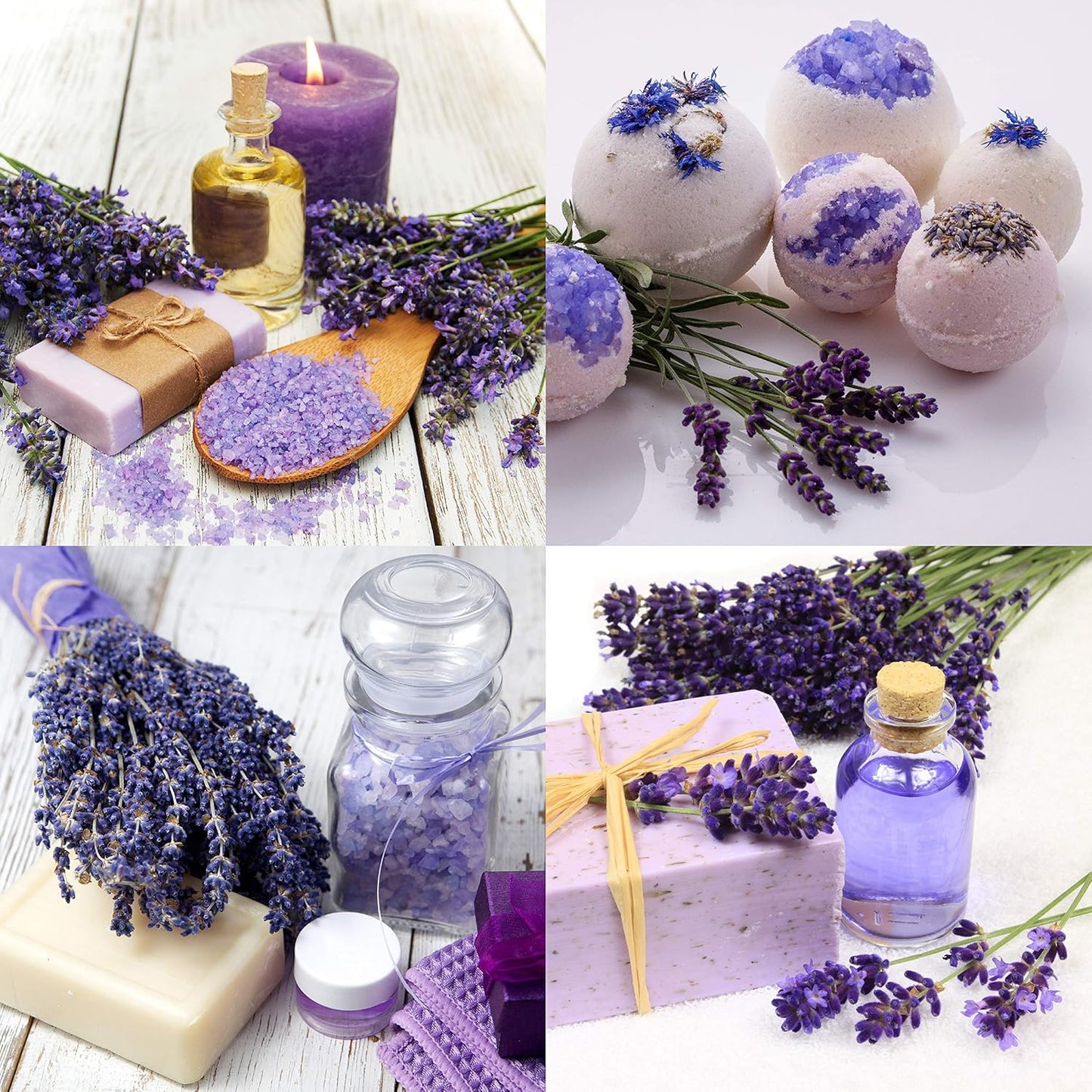 Lavande Sur Terre Dried Lavender Flower Buds for Crafts, Baking, Tea, DIY Projects, Sachets & Fresh Fragrance, 10 Ounces Bag, LV-N-2