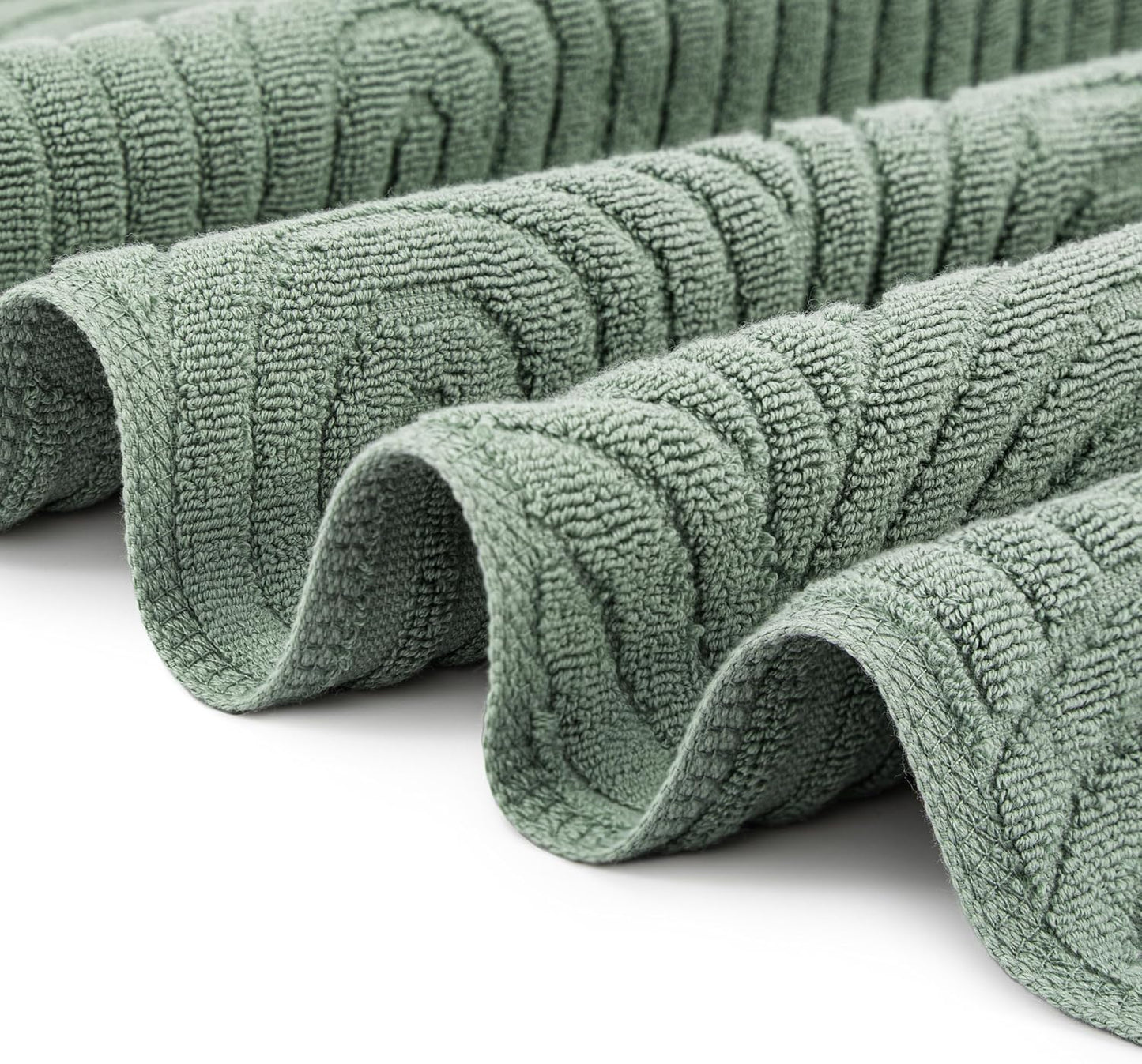 KIBAGA Decorative Hand Towels for Your Bathroom Or Kitchen – Luxurious Set of 2 Soft Boho Cotton Towels are Absorbent, Lightweight & Dry Quickly - Perfect to Elevate Any Bath Decoration at Home