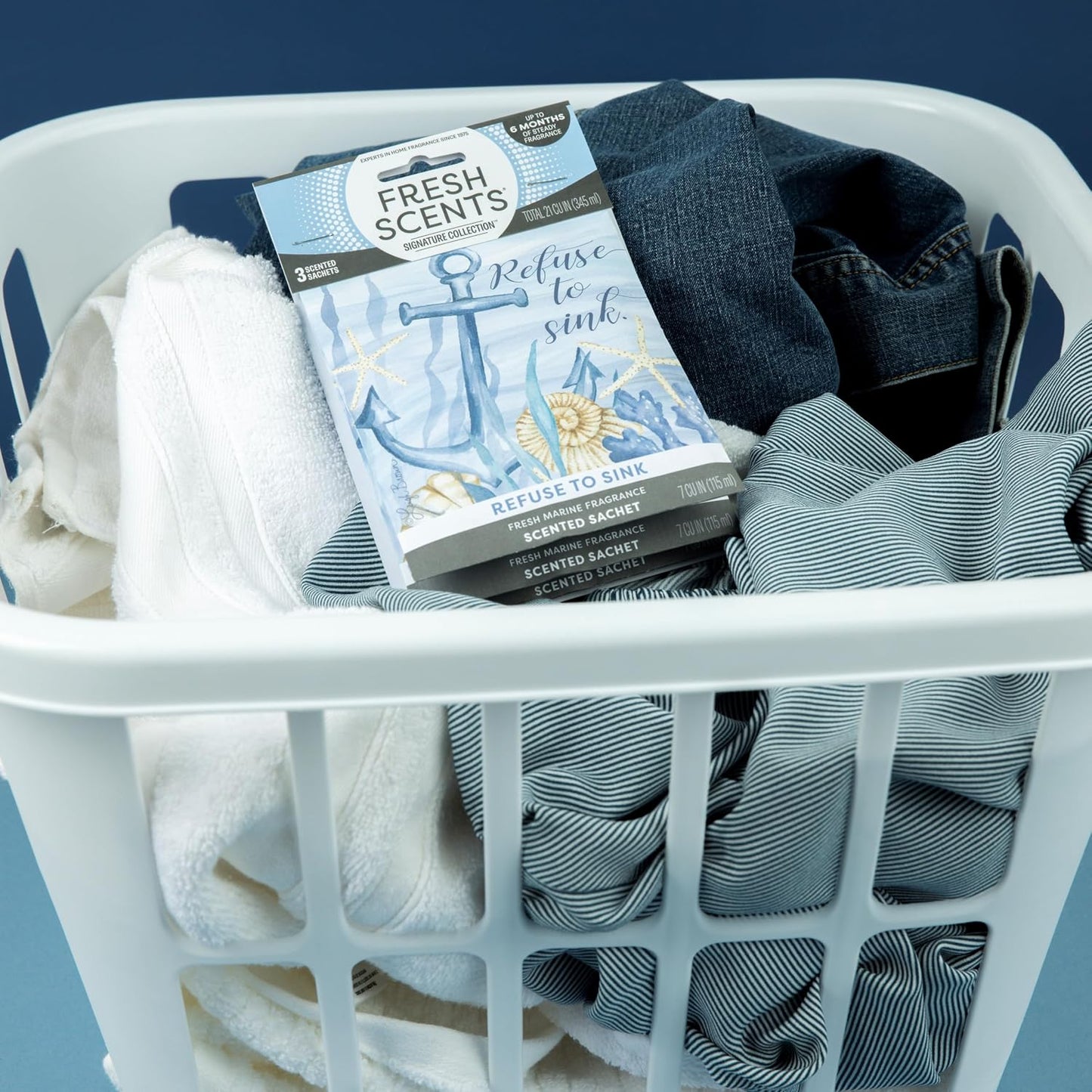 Fresh Scents | Scented Sachet Packet | Refuse to Sink | Air Freshener Bags for Drawers, Closets, Cars | 3 Pack | Long Lasting Home Fragrance