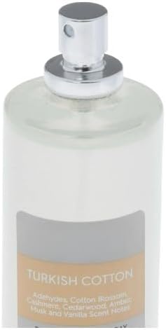 Turkish Cotton Room & Linen Spray, Fresh Home Fragrance Mist for Fabrics & Air-3.38 Fl Oz