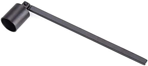 Candle Snuffer Black Elegant Candle Extinguisher Stainless Steel Candle Stopper Candle Accessory with Long Handle for Safe Extinguishing of Candle Wick Flame, 4 Colors