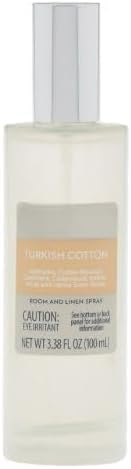 Turkish Cotton Room & Linen Spray, Fresh Home Fragrance Mist for Fabrics & Air-3.38 Fl Oz
