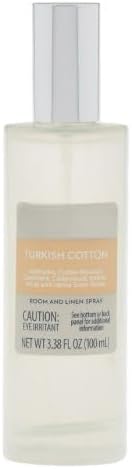 Turkish Cotton Room & Linen Spray, Fresh Home Fragrance Mist for Fabrics & Air-3.38 Fl Oz