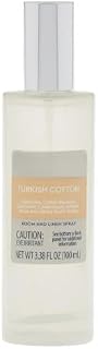 Turkish Cotton Room & Linen Spray, Fresh Home Fragrance Mist for Fabrics & Air-3.38 Fl Oz