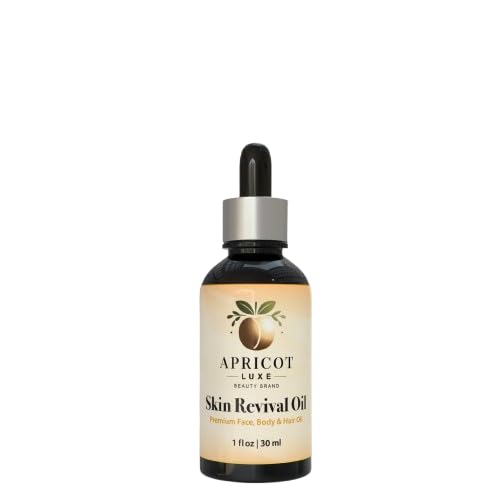 Richardson Nutritional Center Luxe Skin Revival Organic Apricot Kernel Oil Cold Pressed 100% Pure and Natural for Skin