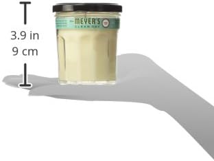 MRS. MEYER'S CLEAN DAY Scented Soy Candle, Basil Scent, 7.2 ounce candle (Pack - 1)