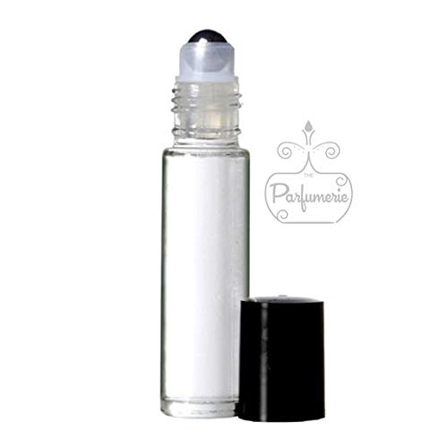 The Parfumerie 10 ml. Glass Roll on Bottle with Steel Roller. Perfect for Essential Oils Aromatherapy, Perfume and Cologne. Pipettes Included (72 Bottles)