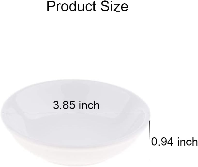 2 Pcs 3.8 Inch Round Replacement Ceramic Dish for Electric Burner Warmer,Lamp Wax Tart Oil Warmer Round