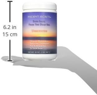 Dead Sea Bath Salts Unscented Ancient Secrets 2 lbs Bath Salt
