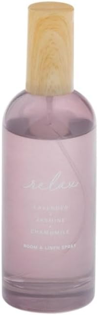 Relax (Lavender + Jasmine + Chamomile) Scented Room and Linen Spray 3.4 fl oz (100mL)