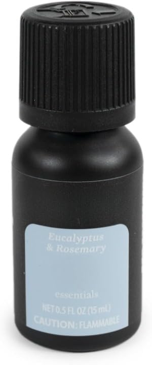 1PACK 100% Pure Essential Oil, 0.5 fl oz (Eucalyptus & Rosemary)