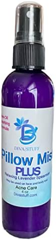 Plus Pillow Mist, New Formula, Now Absorbs Oil and Sebum Too - Promotes Clear Skin & Protects from Acne-Causing Funk, Cleans Pillows, Pillowcases, Beddings, and Sheets