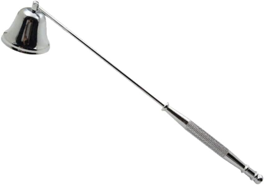 Metal Candle Snuffer with Extra Long Handle and Candle Wick Snuffers and Sleeves Accessories for Home Decor