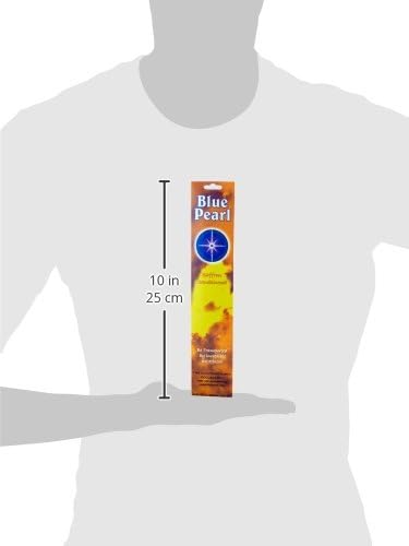 Blue Pearl Contemporary Collection Incense, Saffron Sandalwood, 10 Gram