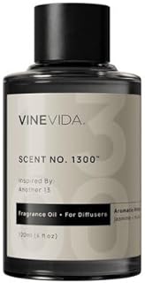 VINEVIDA [4 Fl Oz] Scent NO. 1300 Fragrance Oil for Cold Air Diffusers, Aromatic Notes of Jasmine Musk Woody, Essential Oils for Diffuser Oil Refill & Air Freshener Room Spray