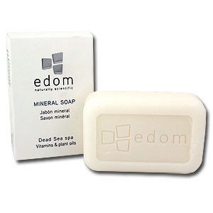 Edom Dead Sea Mineral Salt Soap: Daily Face &amp; Body Cleansing Bar, 3.4 Oz