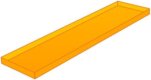 Bathtub Trays for Tub, Acrylic Bathtub Tray Caddy, Bath Shelf Bathtub Tray Storage Racks, Spa Board Bathroom Bath Tub Table,32.3"" Lx7.9 Wx1.2 H,Clear/Clear/32.3"" L*7.9"" W*1.2"" H, Orange