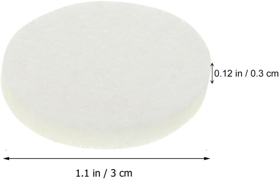 Scent Diffuser Essential Oils Pads 50Pcs Essential Oil Aroma Pads Replacement for Necklace Bracelet Car Diffuser Vent Clip