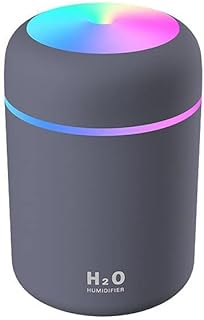 Colorful Cool Mini Humidifier, Essential Oil Diffuser, Aroma Essential USB Personal Desktop Humidifier for Car, Office Room, Bedroom etc,2 Adjustable Mist Modes (Navy Blue)